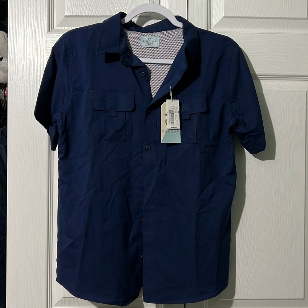 NWT! Boys 18/20 Class/Club UPF 50 quick dry shirt.